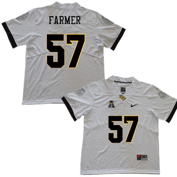 Men #57 Tye Farmer UCF Knights College Football Jerseys Sale-White - Click Image to Close